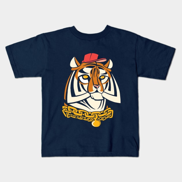 Tiger Style Kids T-Shirt by dannyrumbl